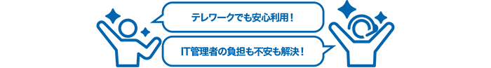 TRUST DELETEならテレワーク方式のお悩みをまるっと解決